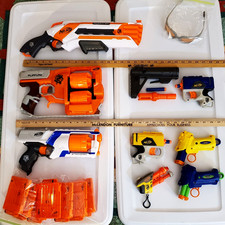 Lot of NERF and DART ZONE Guns and Parts