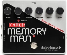 EHX Electro-Harmonix Deluxe Memory Man Analog Delay Effects Pedal