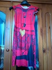 Girls Red Disney Descendants Dress Costume Approx age 11 Polyester