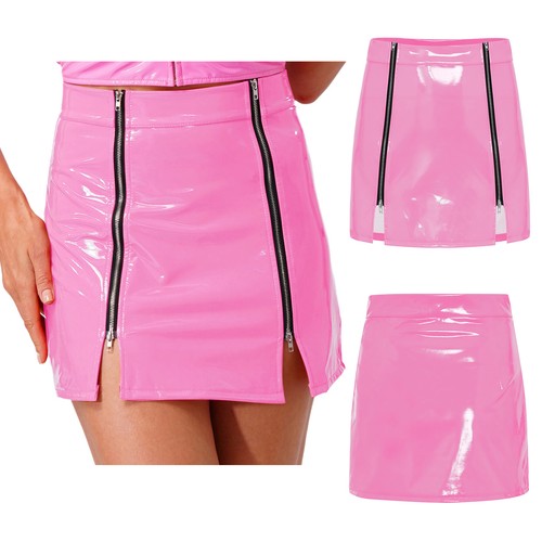 Women A - Line Zipper Skirt Stage Performance Miniskirt Themed Party Dress Bar - Picture 29 of 62