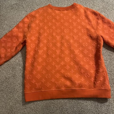Size X-Large - Louis Vuitton Sweater Monogram Orange | eBay