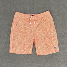 Johnnie-O Swim Trunks Boys 14 Clementine Parrish Floral Print Drawstring NWT
