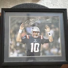 Mac Jones New England Patriots Signed Photo BAS Beckett Witnessed Authentic
