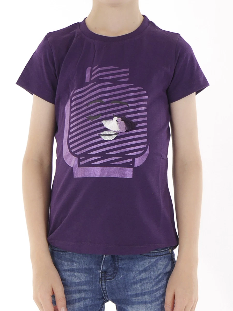 T-SHIRT COTON ENFANT COULEUR VIOLET MIXTE PUBLICITAIRE PERSONNALISE - PMP DIFFUSION