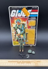 Vintage 1983 G I Joe Short Fuze V1.5 100 Complete Card Back & Attached Bubble