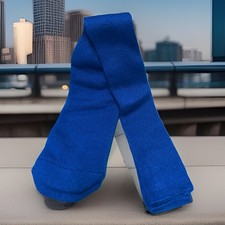 VTG Socks Tube Team Sports Acrylic Blend 9-11 24" Tube USA Made Blue 80s 90s