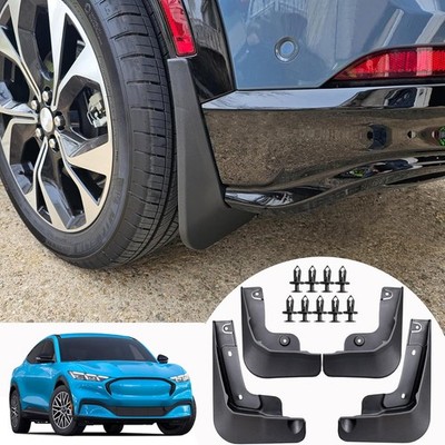 Mud Flaps 4 Pack for Ford Mustang Mach E 2021-2025 - Front & Rear Splash Guards