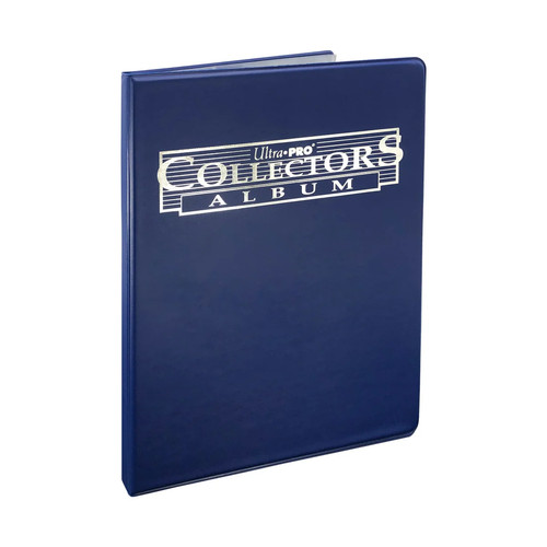 Ultra Pro 4-Pocket Collector's Portfolio Cobalt Blue Holds 80 Trading Cards