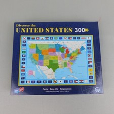 TCG Sure-Lox Discover the United States US Map 300-Piece Jigsaw Puzzle 1561