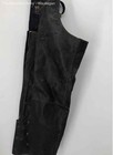 Harley Davidson Mens Black American Leather Comfort Motorcycle Chaps Size Small
