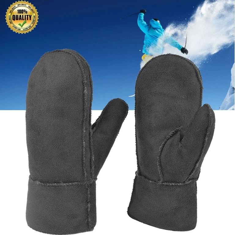 Bundeswehr Fausthandschuhe gefütterte Winterhandschu wasserabweisend Fäustlinge - Bild 4 von 4