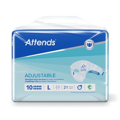 Attends Adjustable 10 Gr. L (Large) 84 Stück (1 Karton)