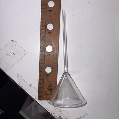 Corning PYREX Glass 60° Angle Long Stem Filling Funnel