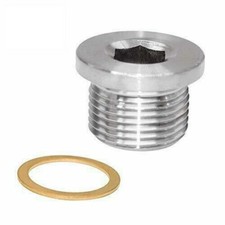 M33 x 2 Stainless Steel Pipe Plug Hex Head High Rust Resistance Copper Oring