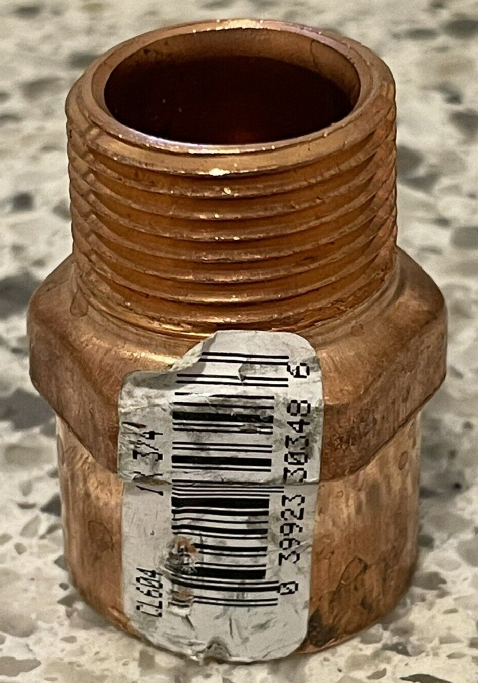 NIBCO 1-inch x 3/4-inch Copper Male Adapter Fitting - NEW -  CL604