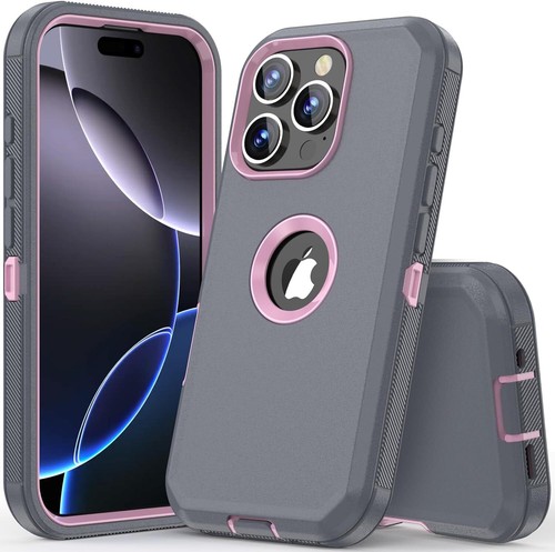 for for iPhone 16 Pro Max Case Heavy Duty Hybrid Shockproof Bumper Durable Phon - Picture 9 of 13