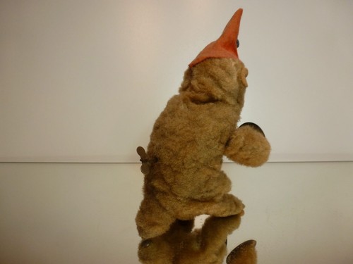 VINTAGE HAIRY MONKEY APE with CYMBALLS WINDUP - H22.0cm RARE - POOR CONDITION - Imagen 3 de 6