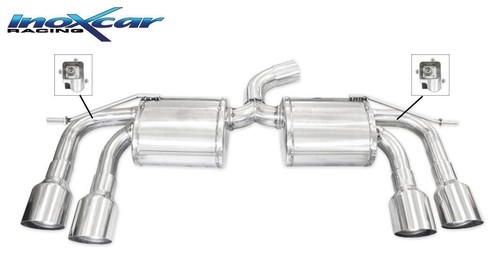 Terminal Zum Schweigen Gebracht Inoxcar Volkswagen Golf 7.5 2.0 R / Performance