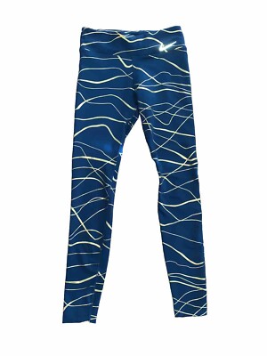 Nike Leggings Dri-Fit goldene Streifen S (XS) Sporthose