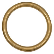 Tandy Leather Cast Ring 2" (51 mm) Solid Brass 1179-06