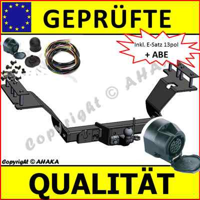 AHK + Elektrosatz E-satz ES13 für Honda CRV CR-V II 2002 2006 Anhängevorrichtung