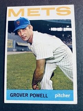 1964 Topps Baseball Grover Powell New York Mets Rookie Card #113. rookie card picture