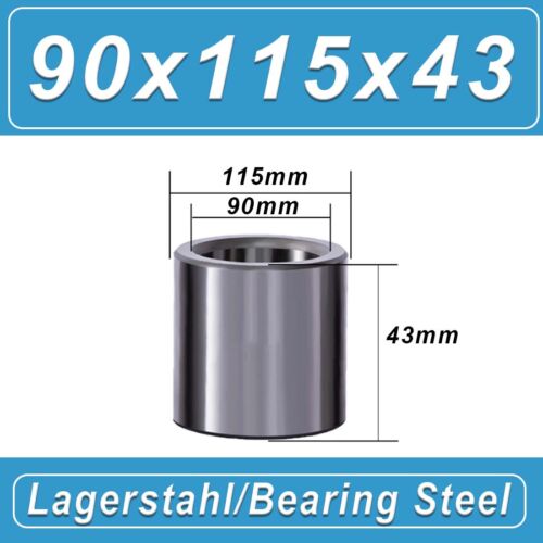 Lager Stahlhülse Buchse ID 70/72/75-130mm verschleißfeste Abstandshalter - Bild 112 von 154