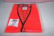 Uline HI-VIS Non-Reflective Orange Safety Vest S-99120-M NEW in Pack Size: S/XL
