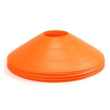 Football Agility Training Soccer Disc Cones Field Cone Cross Sport 10pcs Orange
