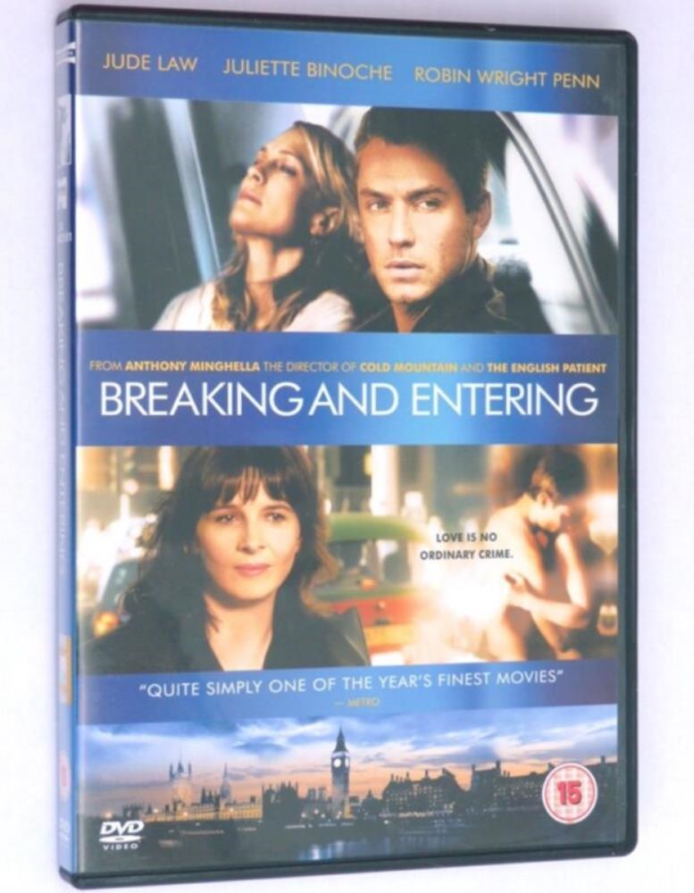 Breaking And Entering DVD (2007) FREE SHIPPING