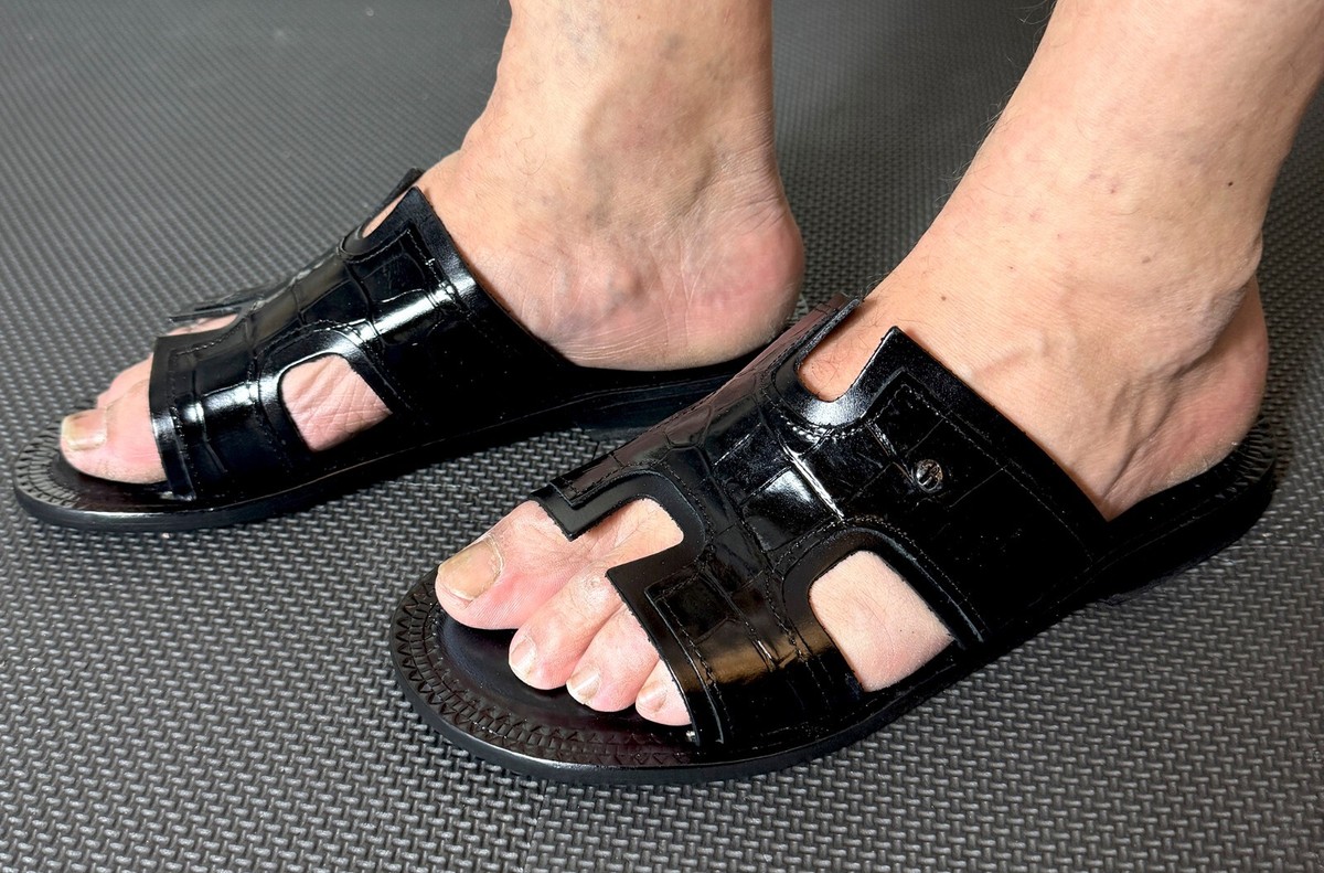 Bosco Brown Leather Italian Sandals Mens Genuine Leather  display picture 3