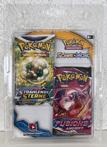 Pokemon Booster Selection Sword Shield Crimson Purple German Single Booster Lot of 2 - Picture 2 of 27