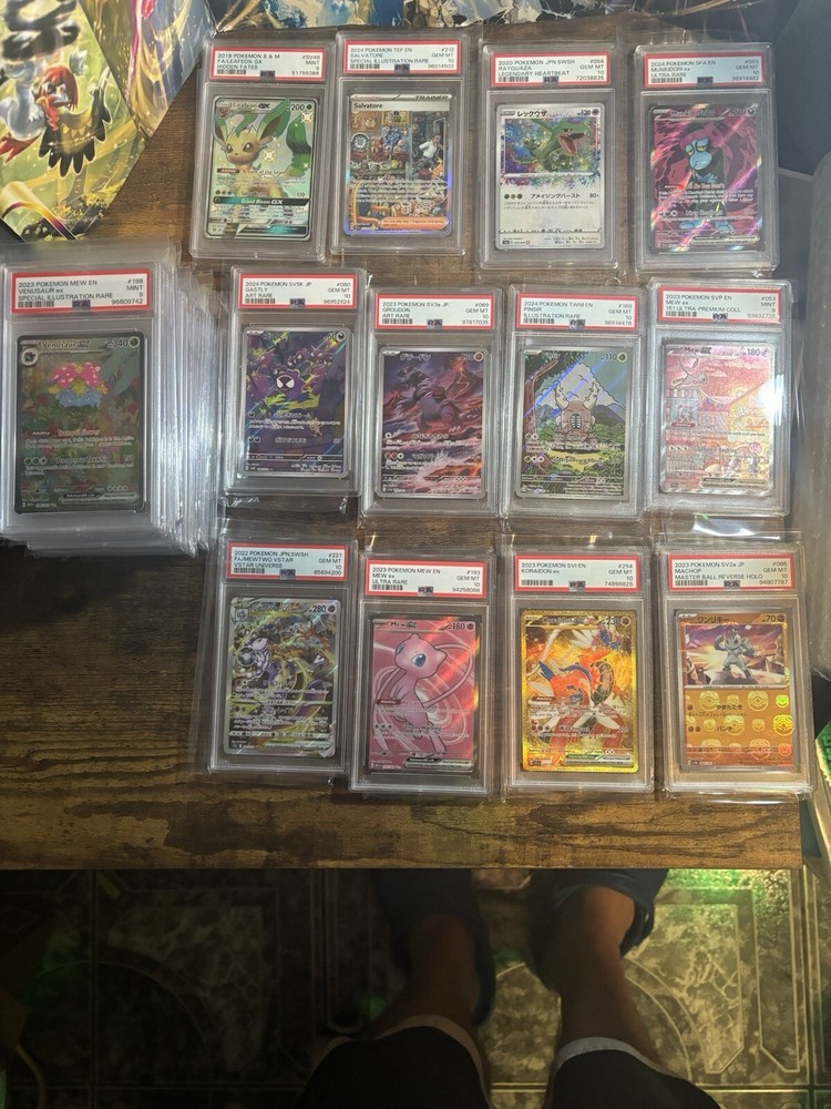 Tier 1 Pokemon PSA, BGS, CGC Graded Slab & 3 Vintage Cards| Grades 8-10| Random|