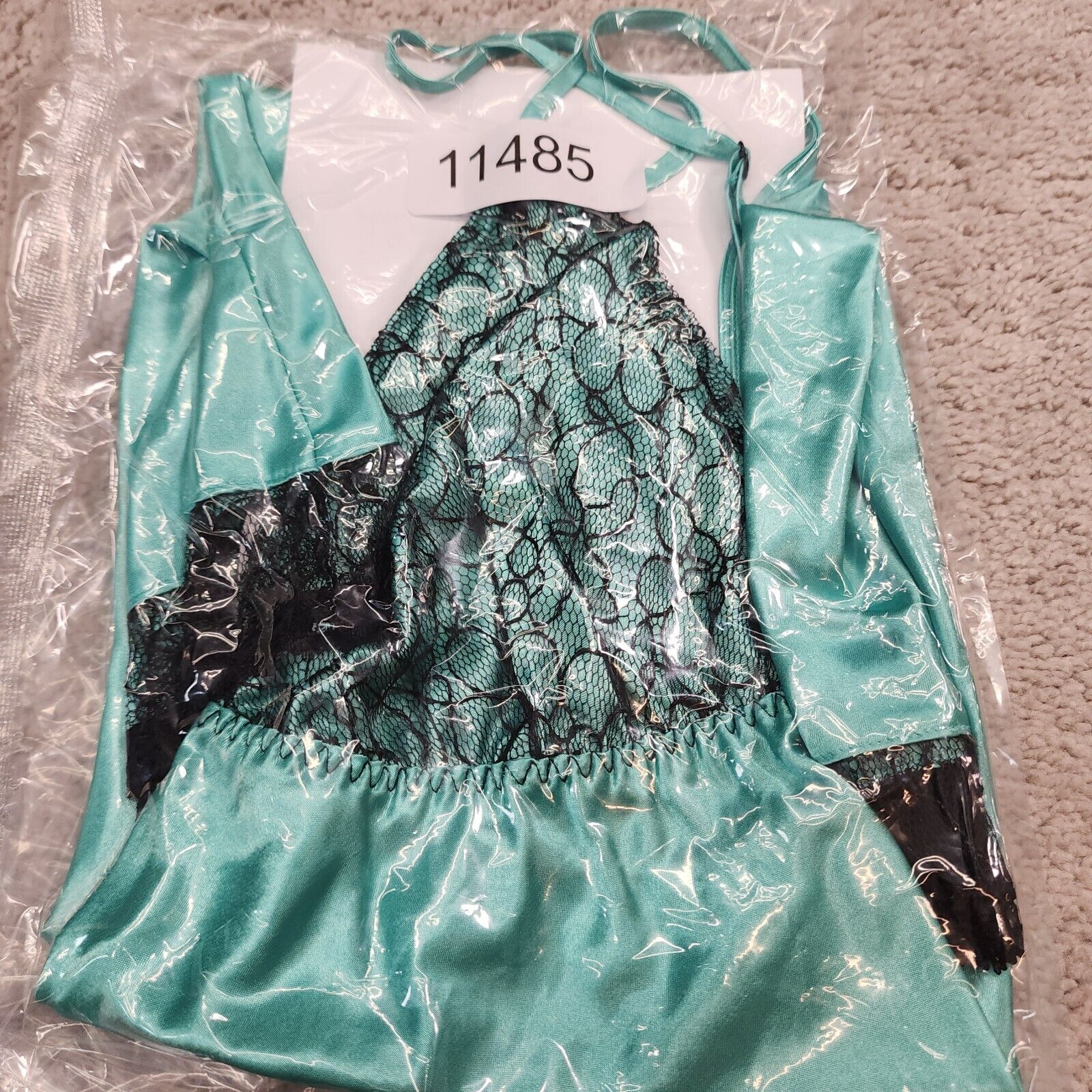 Fredericks of Hollywood Green Lace Babydoll Cami … - image 8