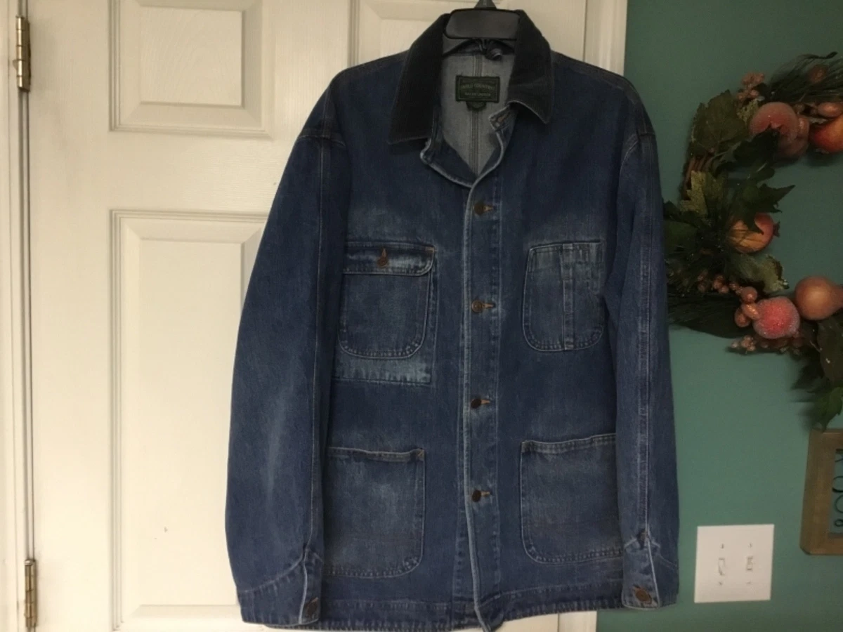 Men s Polo Country Ralph Lauren Denim Jacket Authentic Dry Goods