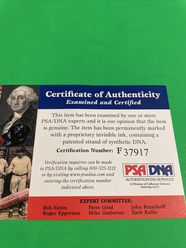 Autographed #5 Joey Porter Pittsburgh Steelers Jersey Number PSA Authentication - Picture 5 of 5