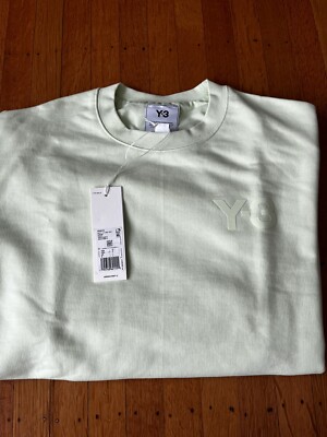 NEW! ADIDAS Y-3 M CLASSIC CHEST LOGO CREW SWEATSHIRT Lime Green Size Large  $200 | eBay Y-3/ classic chest logo crew sweatshirt