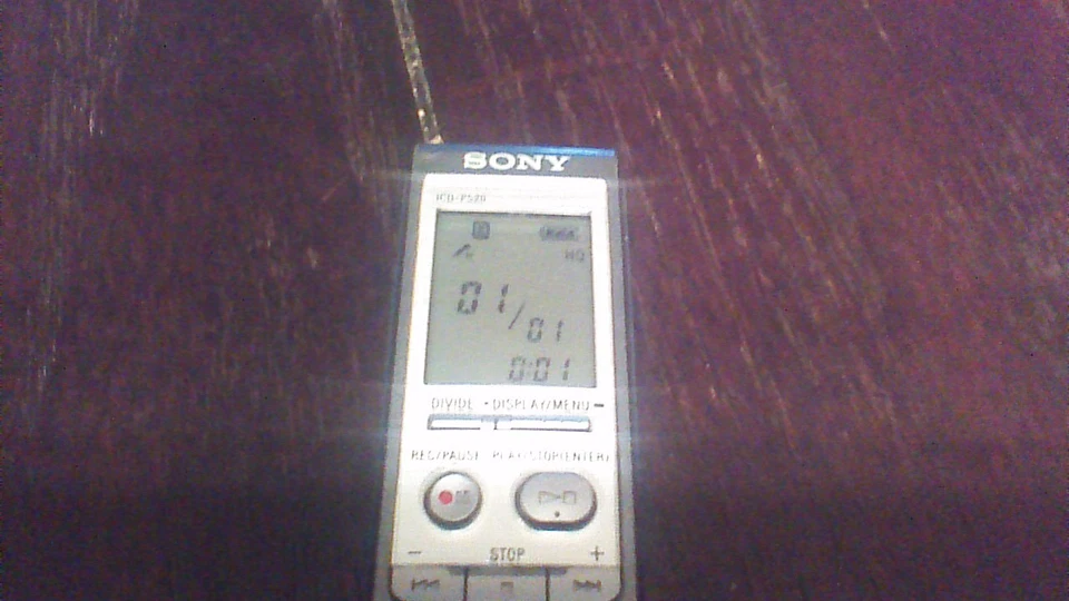 Sony ICD-P520 (256 MB, 130 Hours) Handheld Digital Voice Recorder - Image 2 of 4