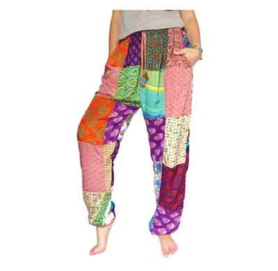 5 Pcs Cotton Yoga Dance Patchwork Indian Gypsy Hippie Baggy Alibaba Harem Pants