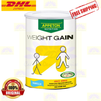 1 X Appeton Weight Gain Powder 900g Vanilla For Adults Increase Weight & Energy 