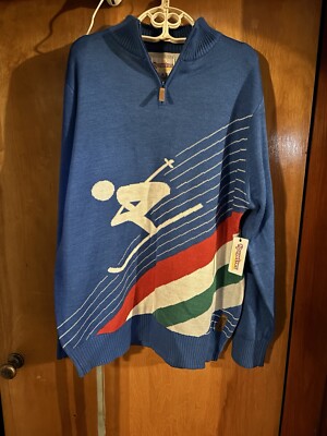 TIPSY ELVES XXL SWEATER NWT SKIING WINTER OLYMPICS