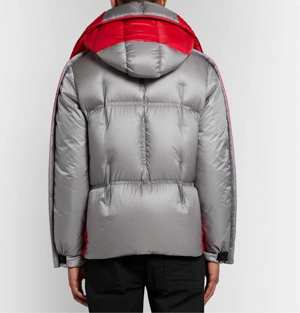 MONCLER GENIUS Men's Down Jacket Coat Puffer Red/Gray/White MONCLER GENIUS Men's Down Jacket Coat Puffer Red/Gray/White