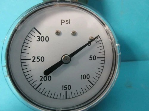 LOT OF 2 NEW JONES J66-300 WATER TEST GUAGE 0-300 PSI 2-1/2 FACE 3/4 CONNECTION - Picture 7 of 12