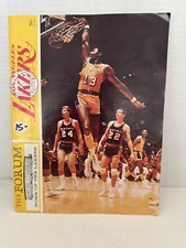 NBA Finals Celtics at Lakers Basketball Program 1969 Great Condition