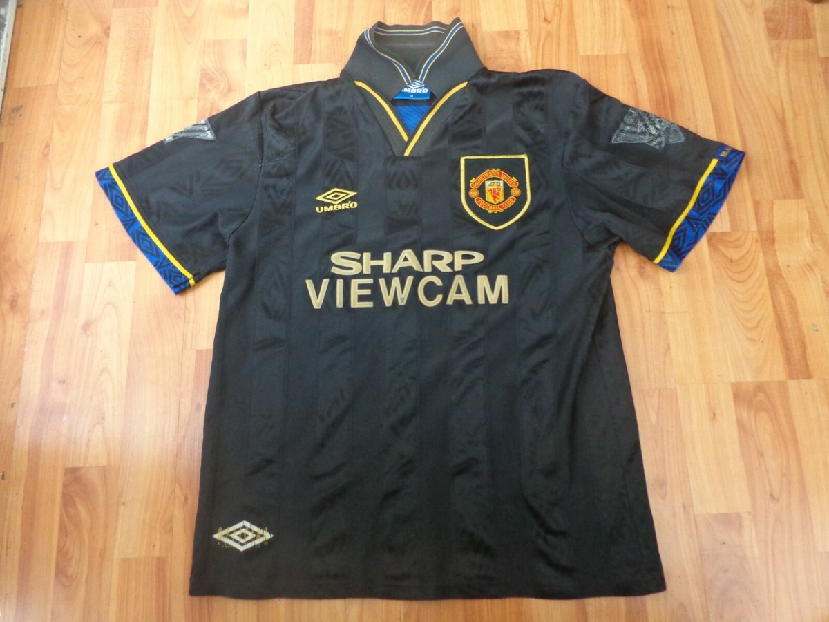 VINTAGE MANCHESTER UNITED MAN UTD 1993-1995 AWAY SHIRT MENS VINTAGE MANCHESTER UNITED MAN UTD 1993-1995 AWAY SHIRT MENS