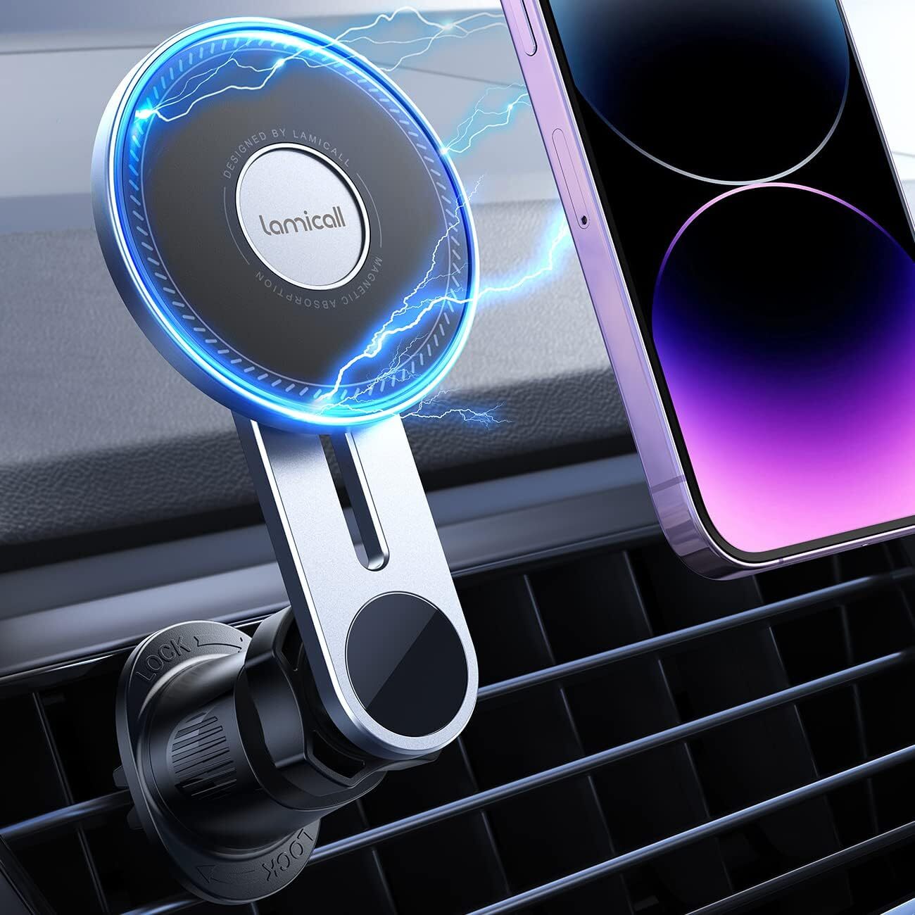 For Car Mount Upgraded 2nd Generation 20 Strong Magnets Magnetic Phone Holder