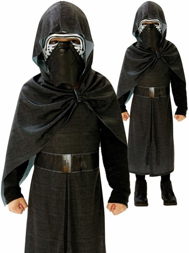 Official Star Wars Fancy Dress Deluxe Kylo Ren Costume Childrens Halloween 5-6 - Picture 1 of 2