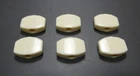 ABS button only Fit for Grover Guitar Peg Machine head Ivory color 6p FR03I