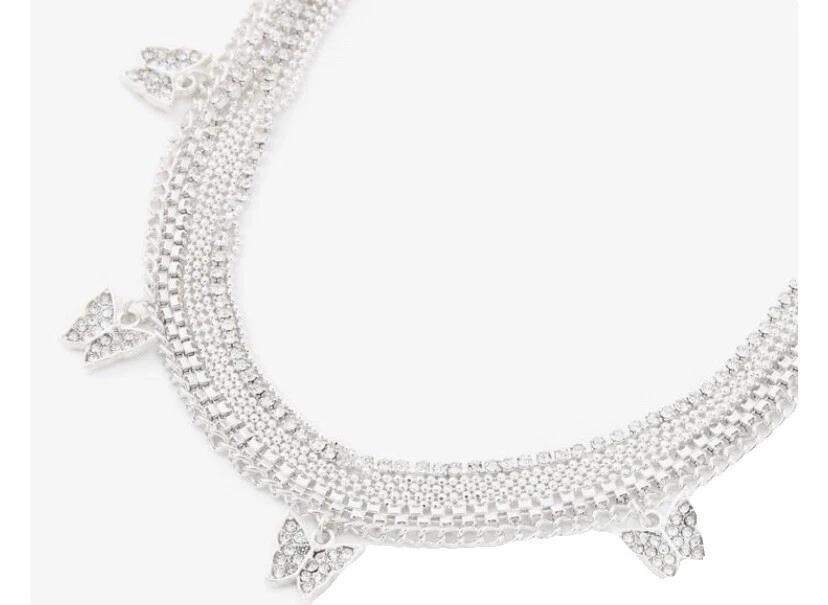 Collares y colgantes de cadena de moda de Claire's