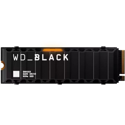 M.2 4TB WD Black SN850X NVMe PCIe 4.0 x 4 with Heatsink WDS400T2XHE